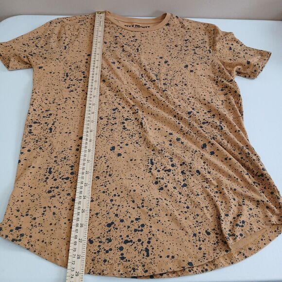 Five Points Industry T-Shirt Men Large Splatter Print Streetwear Urban Grunge - Picture 8 of 10